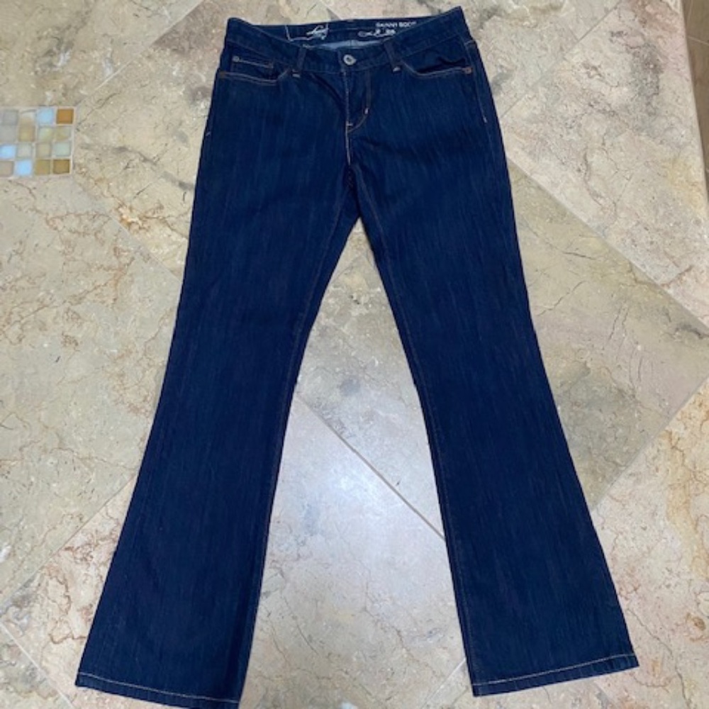 Levi's Skinny Boot Cut Jeans Dark Wash